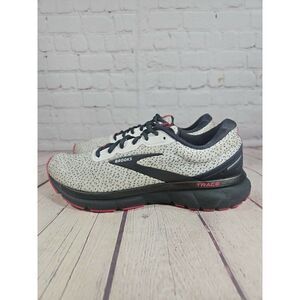 Brooks Trace 1 Womens 9 White Black Running Shoes Athletic Sneakers Gym Walk